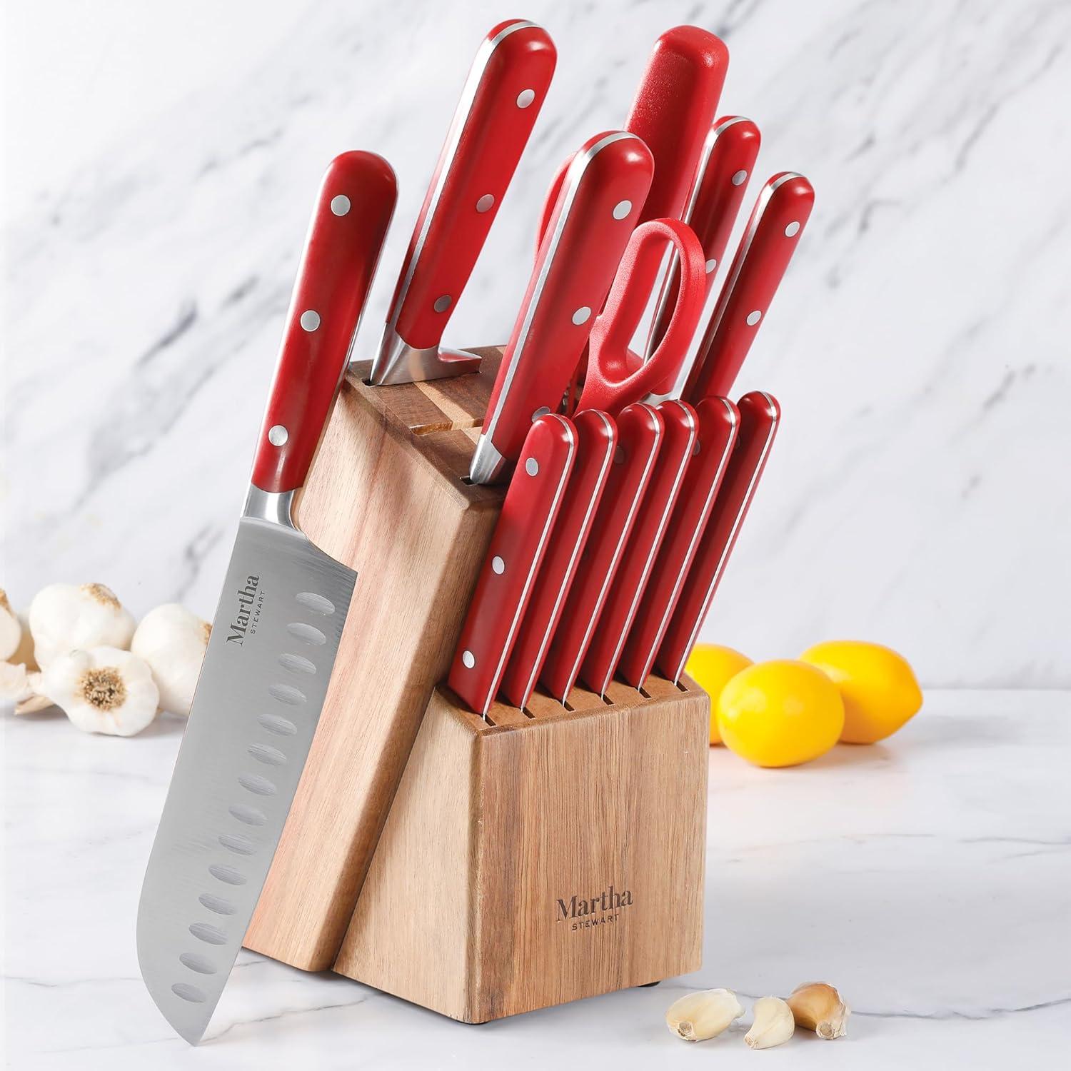 Martha Stewart 14 Piece Knife Block Set