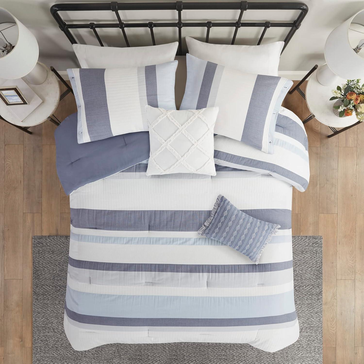 Madison Park Allegany 5 Piece Jacquard Comforter Set