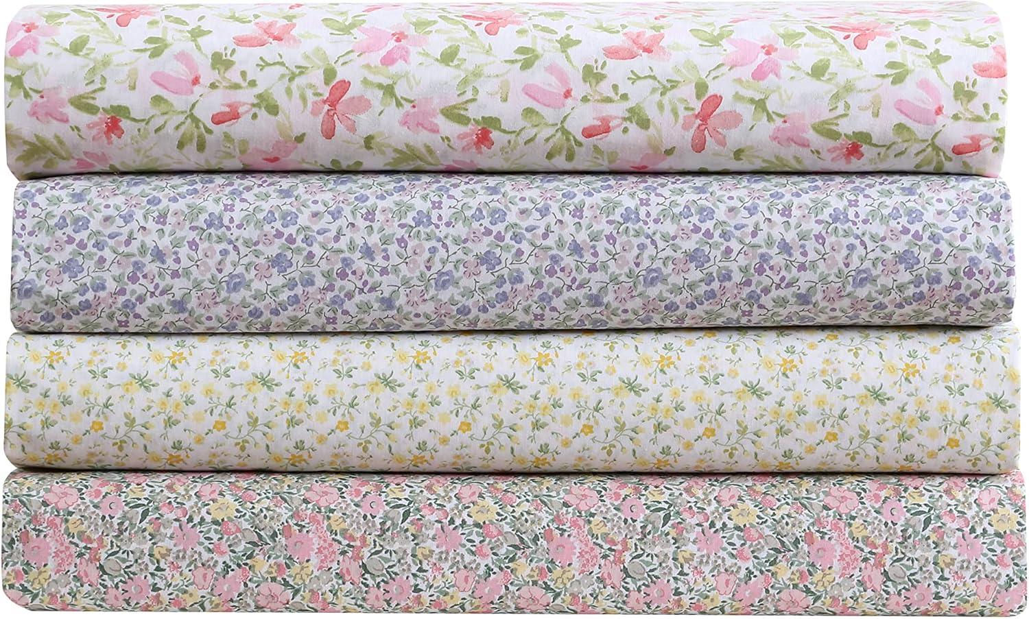 Laura Ashley Printed Cotton Percale Sheet Set