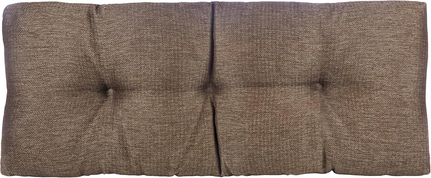 Gripper 35" Tufted Omega Universal Bench Cushion Gold: Indoor Woven Polyester Rectangle Seat, 3" Thick, 36"x14"