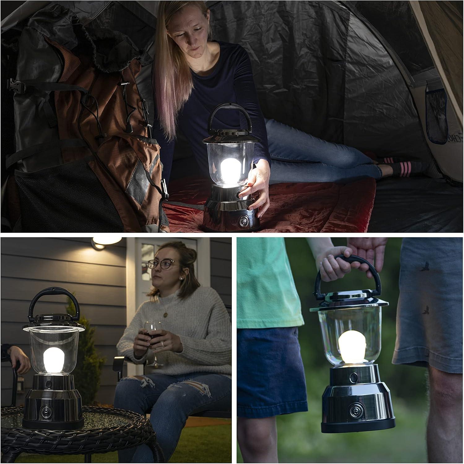 14.2'' Battery Powered Integrated LED Outdoor Lantern