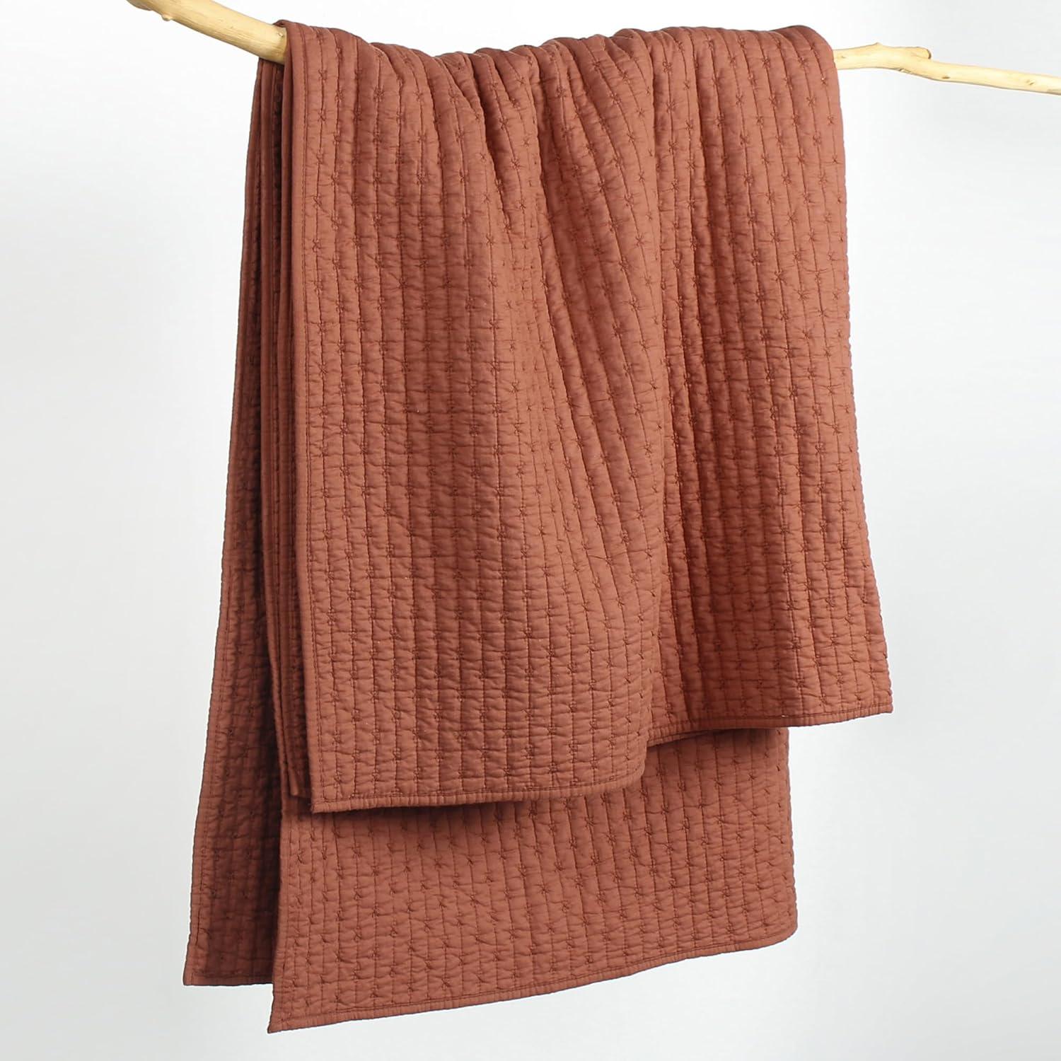 Madison Park Journey Oversized Quilted Throw with Scalloped Edges