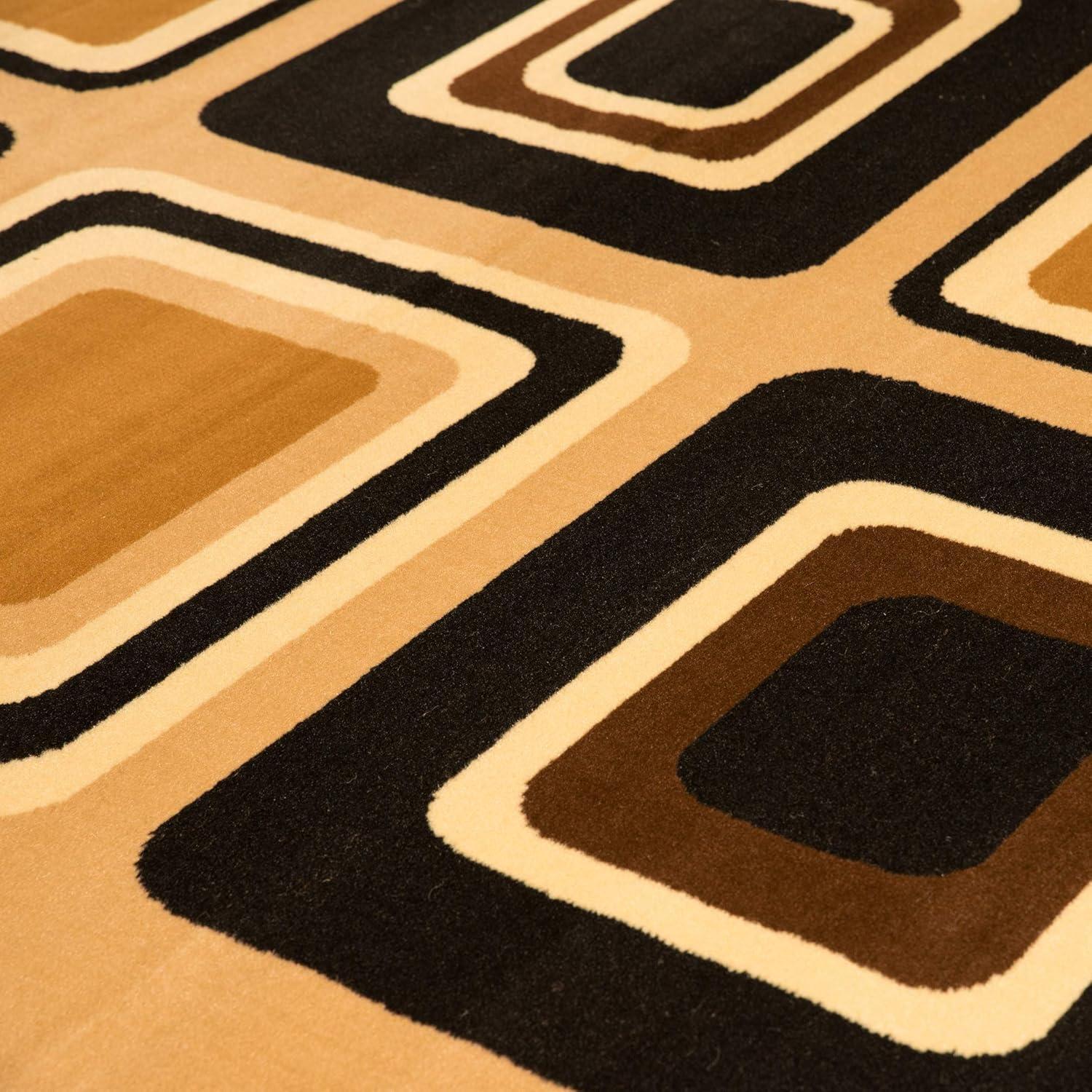 United Weavers Plaza Florence Accent Rug, Geometric Pattern, Brown, 1'11" X 3'3"