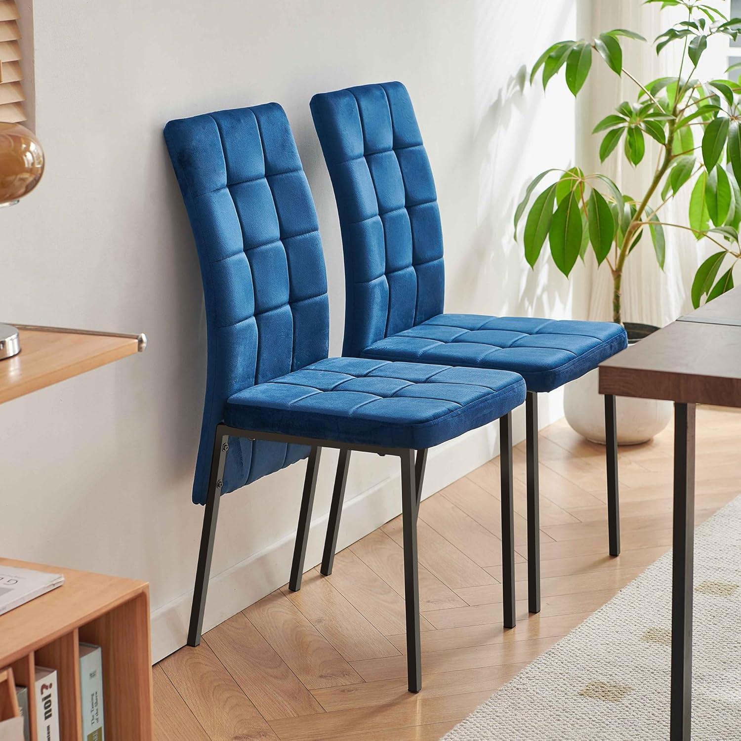 Brooklyn Velvet High Back Side Chair