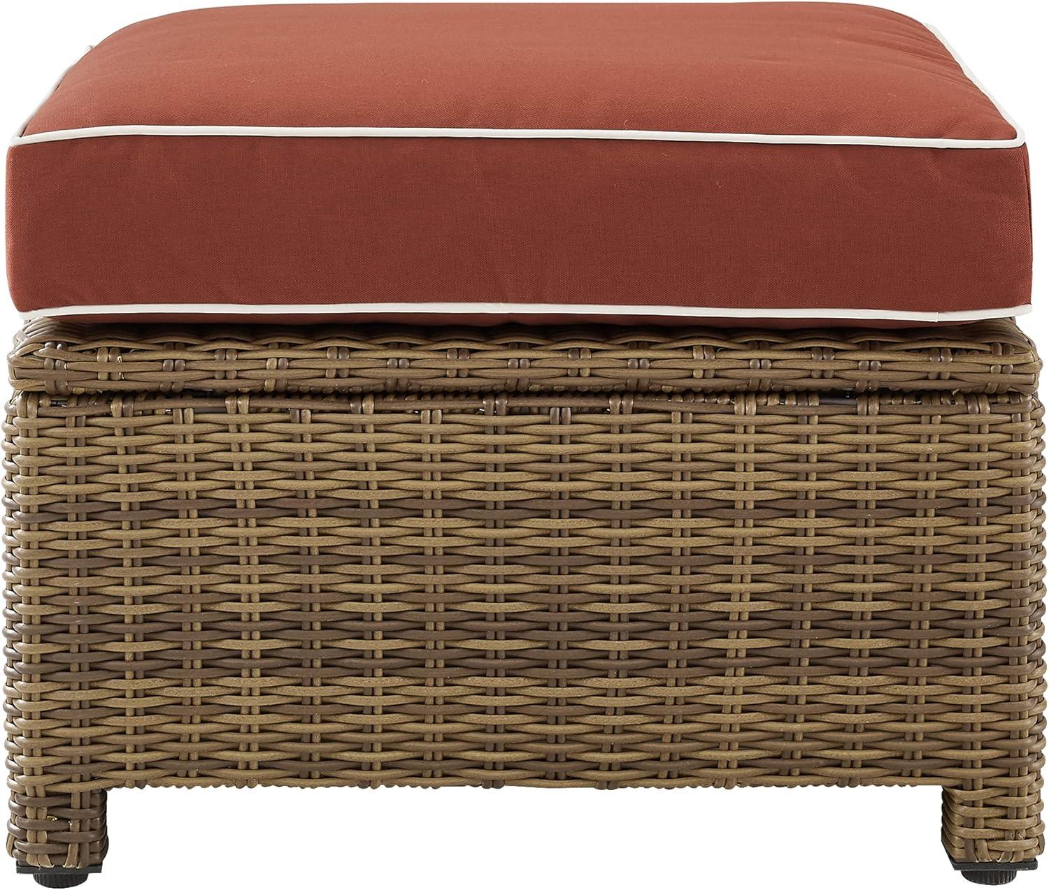 Lawson Outdoor Ottoman with Cushion
