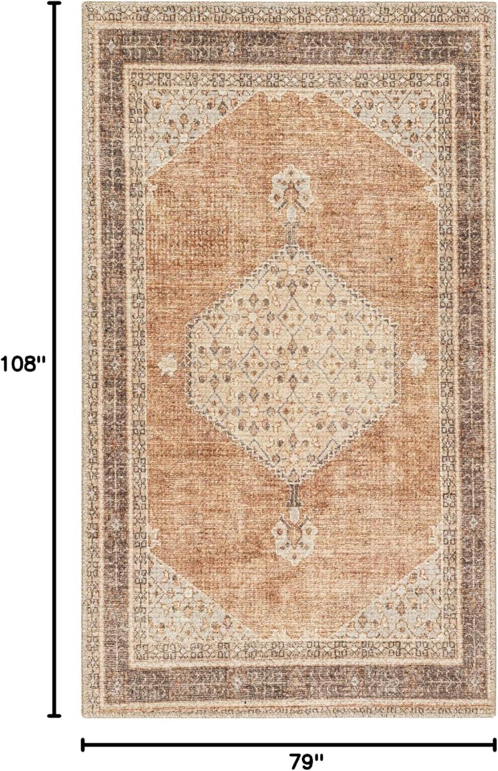 Becki Owens x Livabliss Lila Oriental Brown/Beige Area Rug