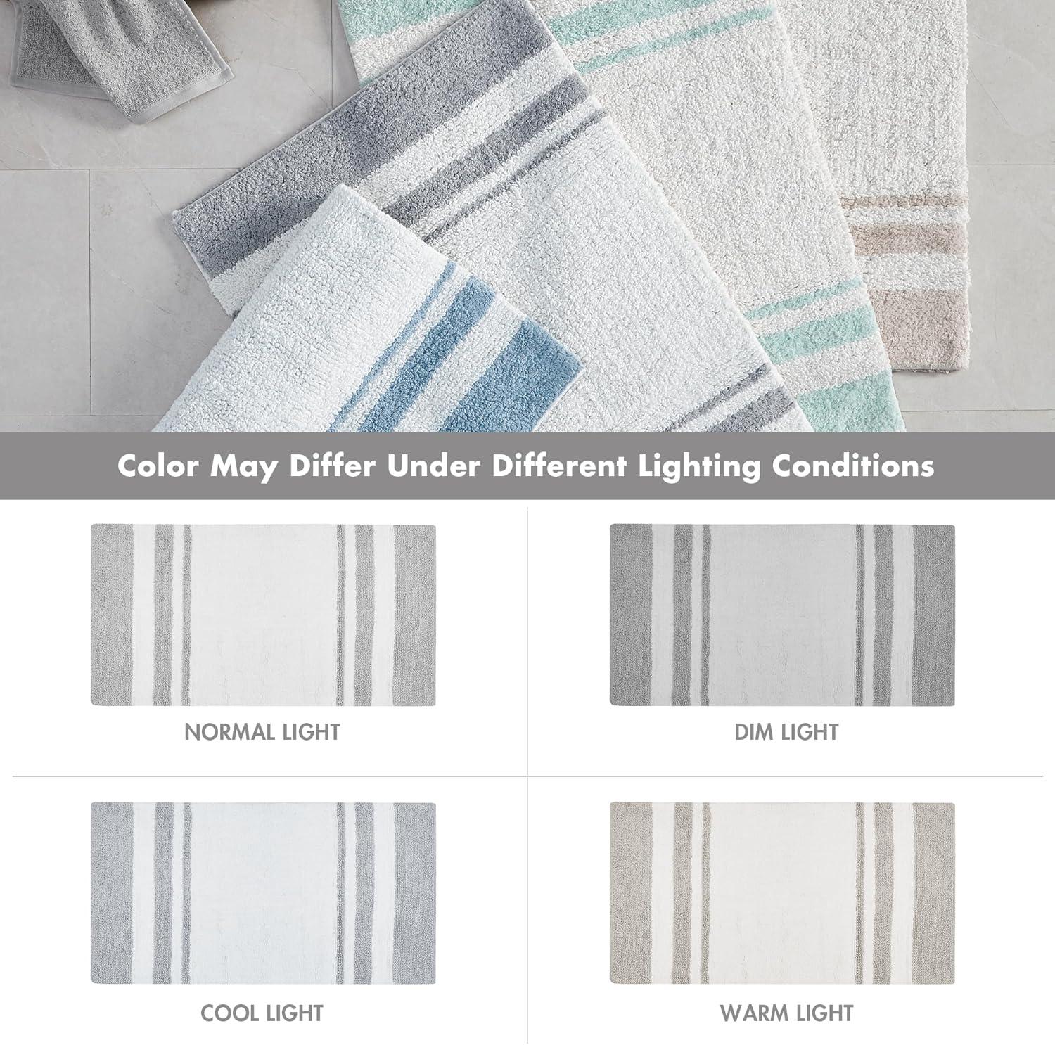 Madison Park Cotton Reversible Bath Rug