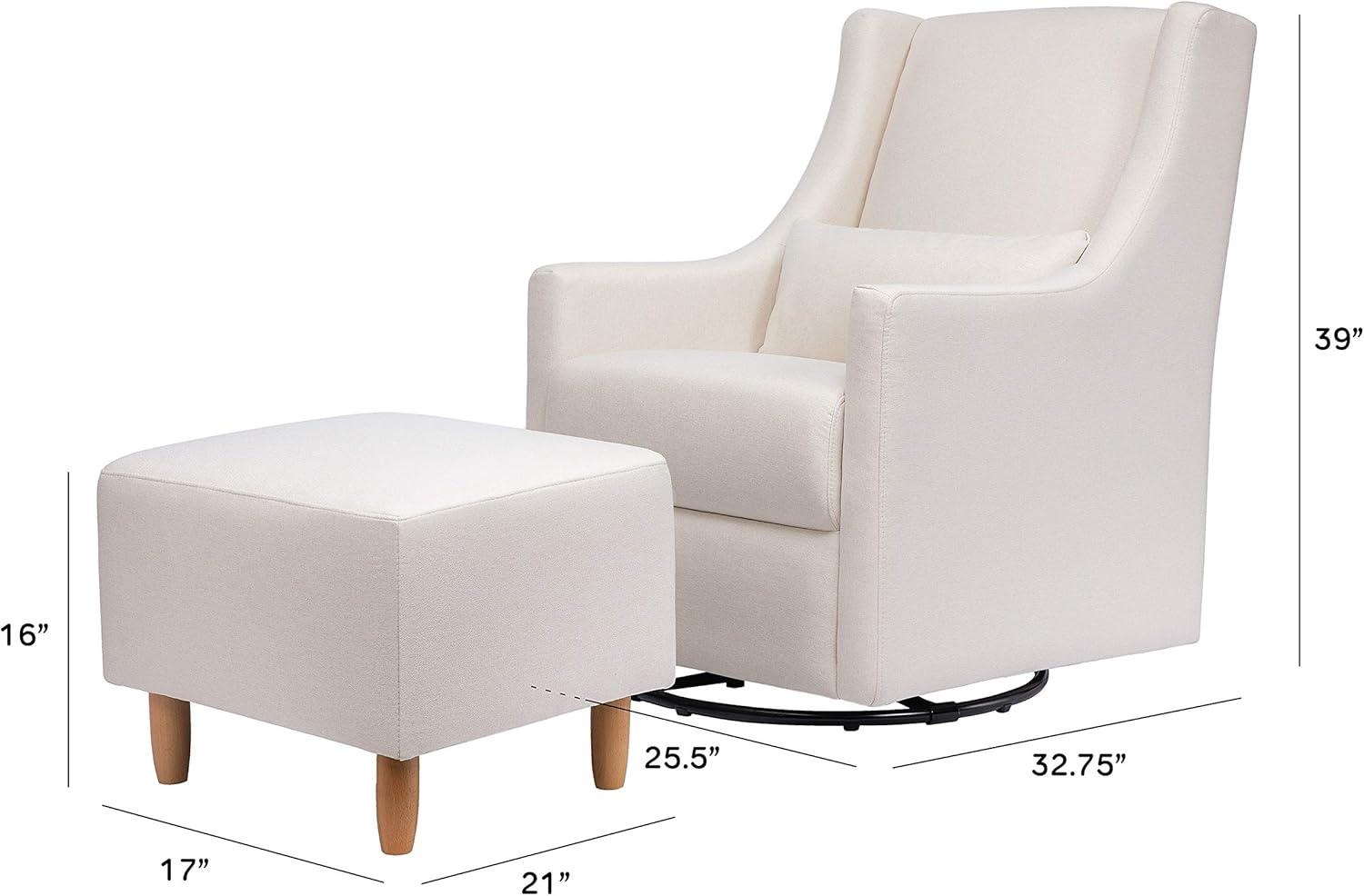 Toco Swivel Glider with Ottoman Set