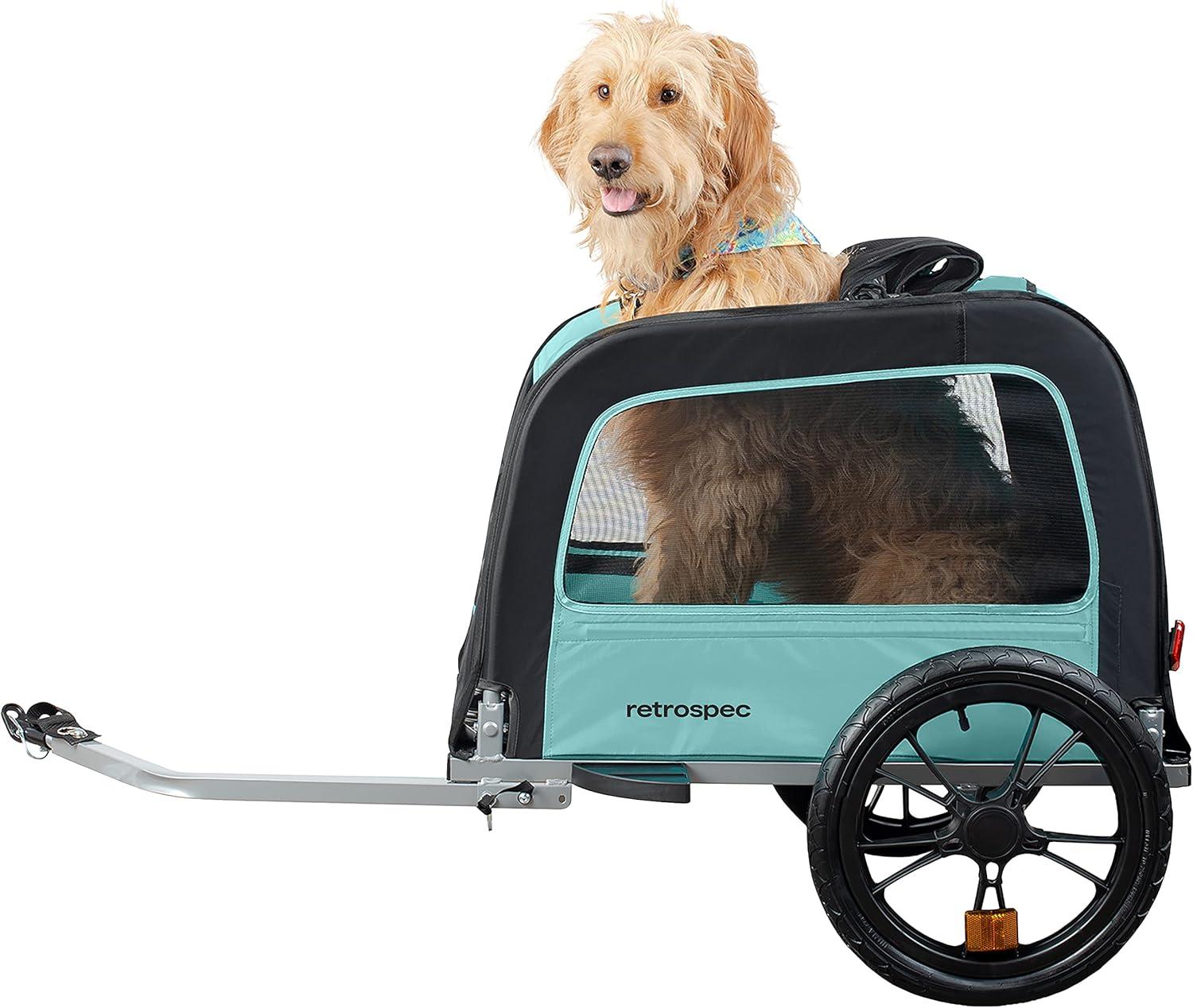 Blue Ridge Foldable Pet Bike Trailer with Mesh Canopy