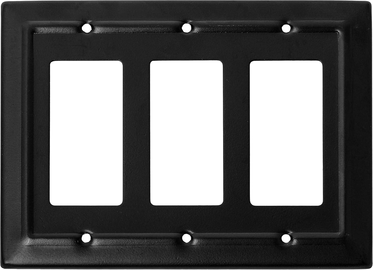 Architectural 3 - Gang Rocker Standard Wall Plate