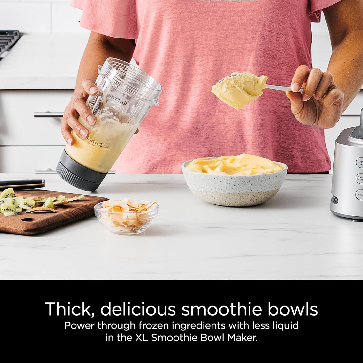 Ninja Ninja Blender and Food Processor System, Power Blenders For-Kitchen and Personal Size, Smoothie Maker, 6 Functions, 72-oz. Glass Pitcher and To-Go Cups
