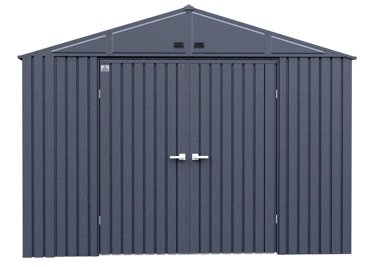 Arrow Arrow Elite 10 ft. W x 12 ft. D Galvanized Steel Storage Shed