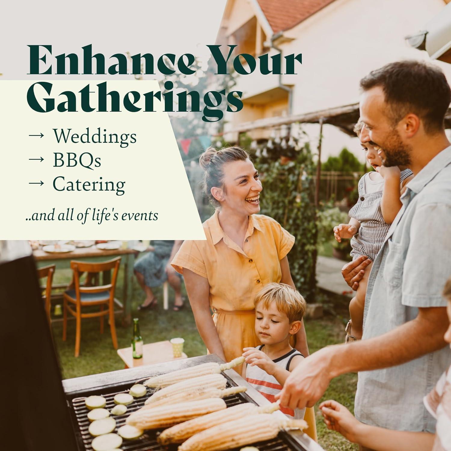 Chic Leaf Disposable Palm Leaf Trays, 17" x 12", 10 Pack, Compostable, Eco-Friendly Platters Charcuterie Board