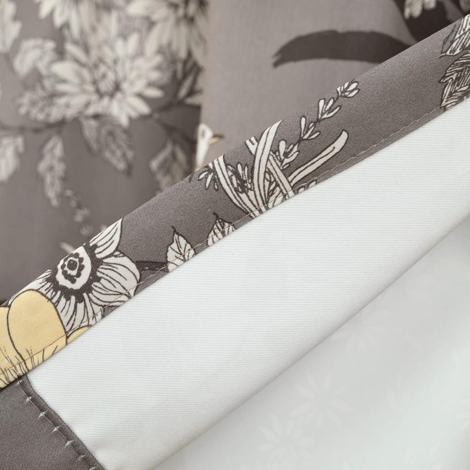 Lush Decor Botanical Garden Floral Tailored 52'' W Window Valance