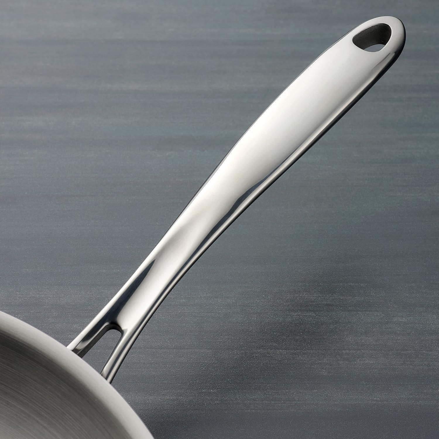 Tri-Ply Clad 2 Qt Covered Stainless Steel Sauce Pan