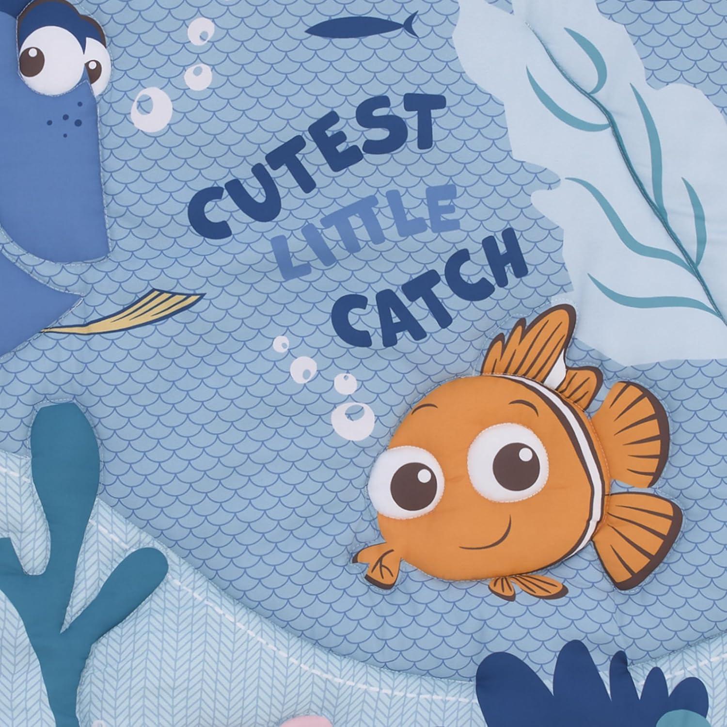Disney Disney Finding Nemo Cutest Little Catch Infant Col 3 - Piece Crib Bedding Set