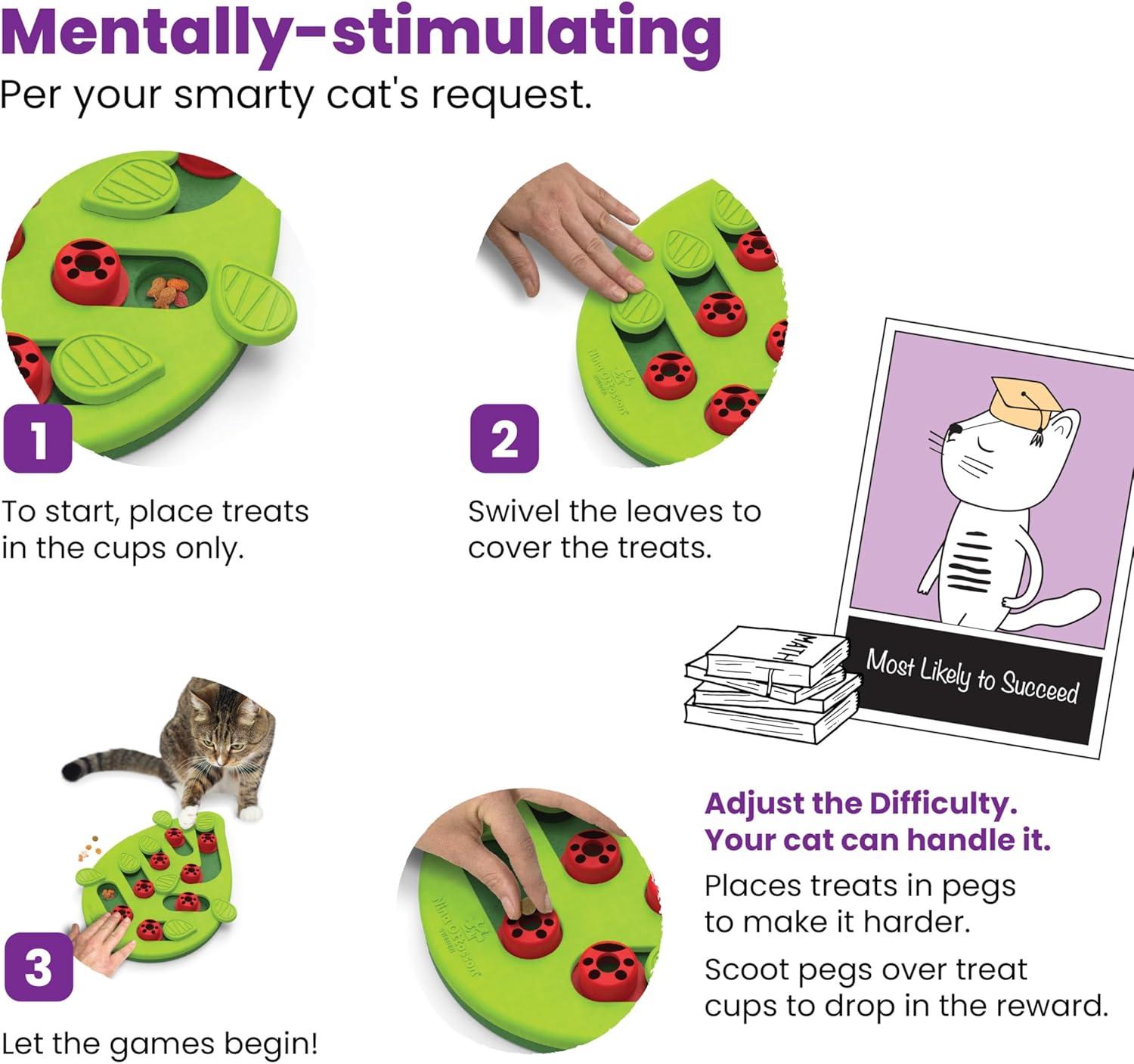 Nina Ottosson by Petstages Buggin' Out Puzzle & Play - Interactive Cat Treat Puzzle