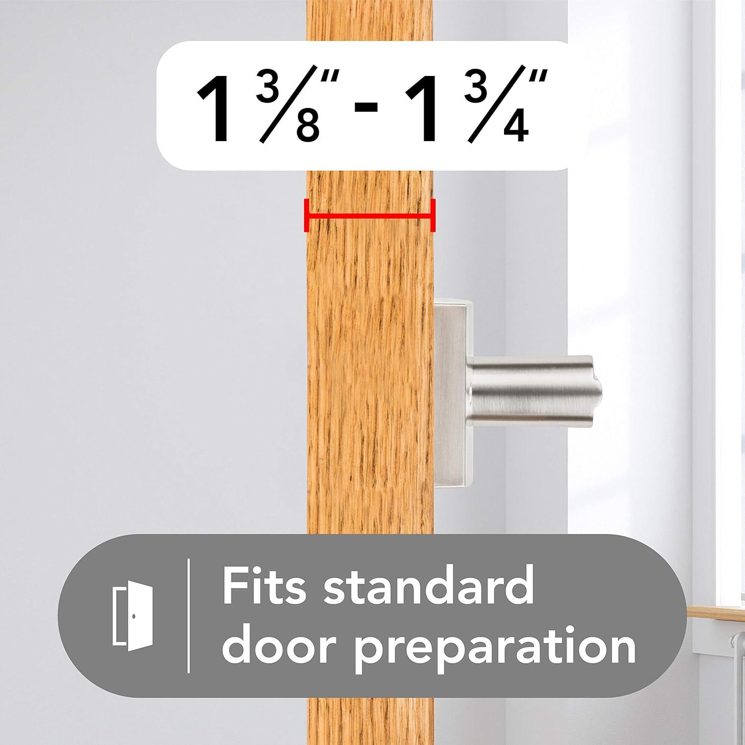 Spyglass Single Dummy Door Lever with Square Rose