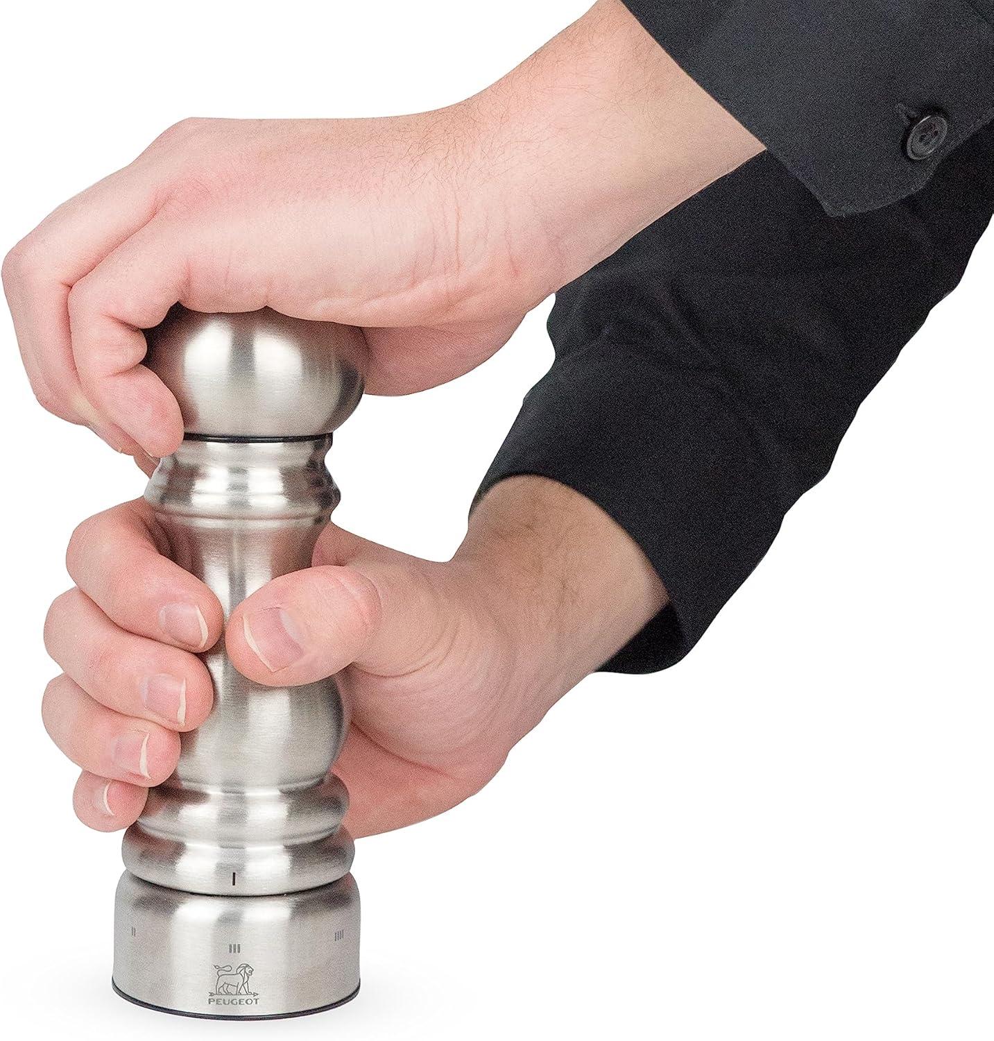 Peugeot | Paris Chef u'Select Pepper Mill, Stainless Steel, 18 cm - 7 in