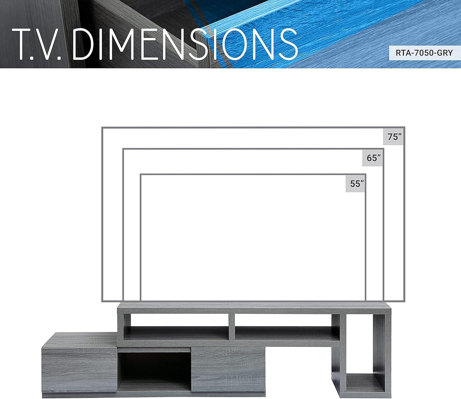 Ophelia & Co. Adjustable TV Stand Console for TV's Up to 65"