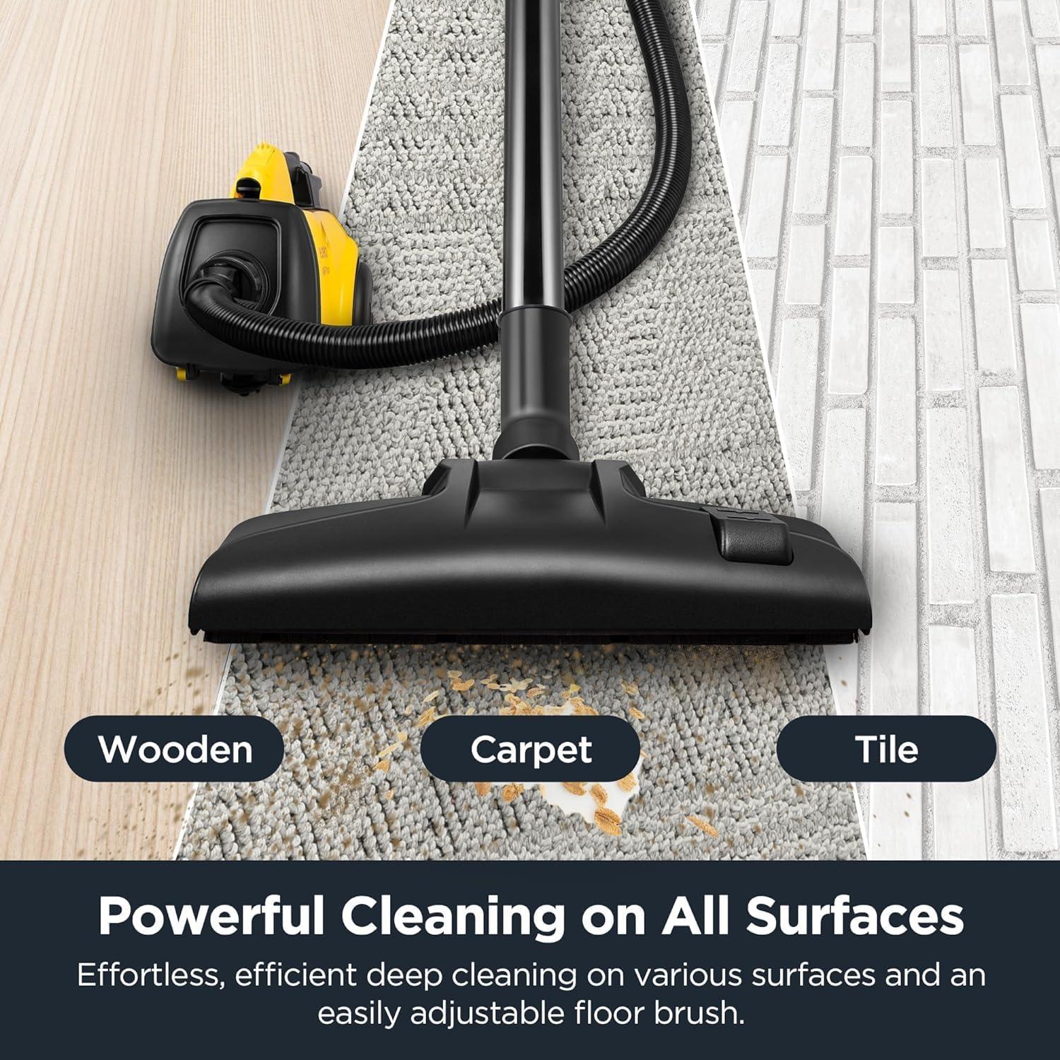 Mighty Mite Lightweight Canister Vacuum