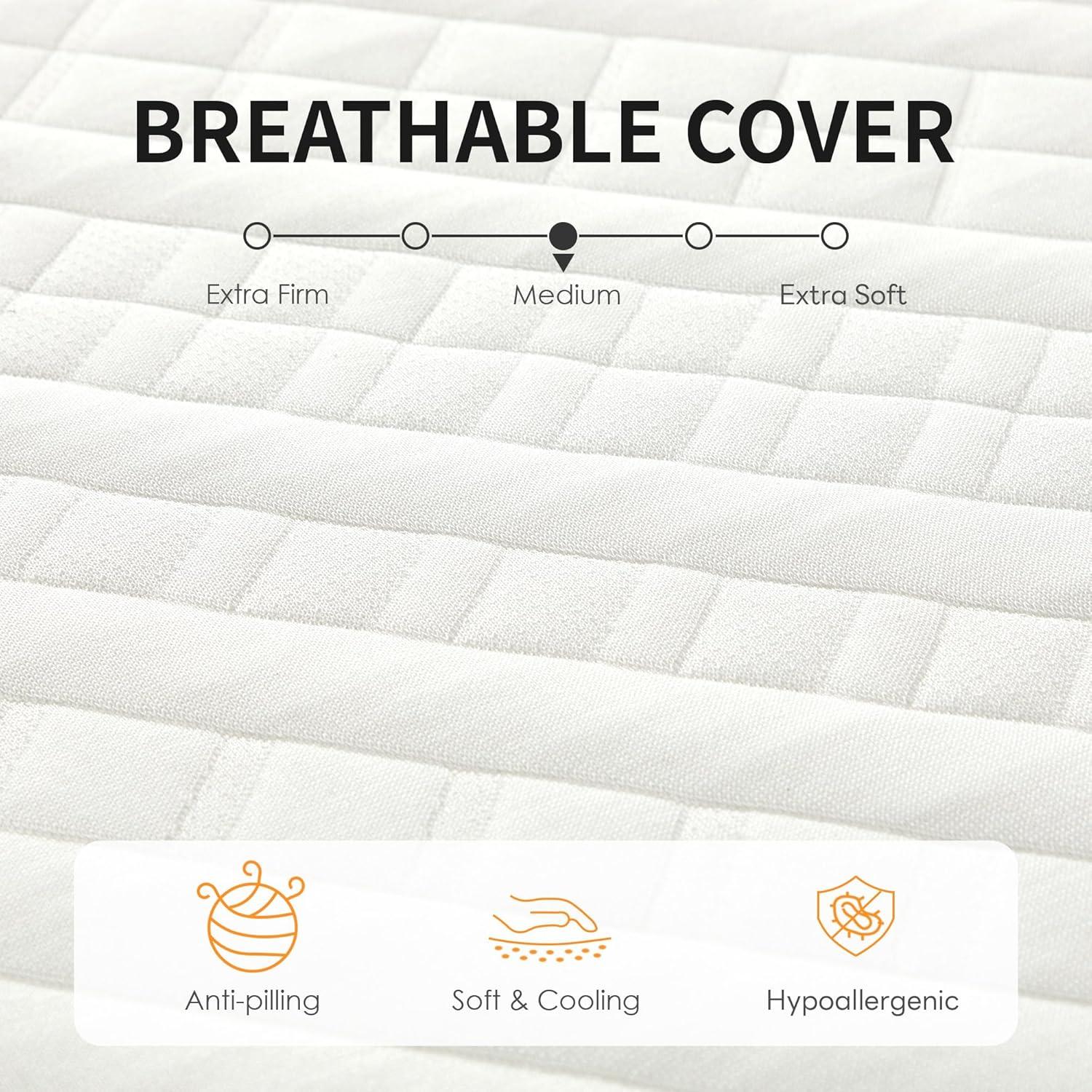 Alwyn Home Medium Hybrid Mattress In a Box