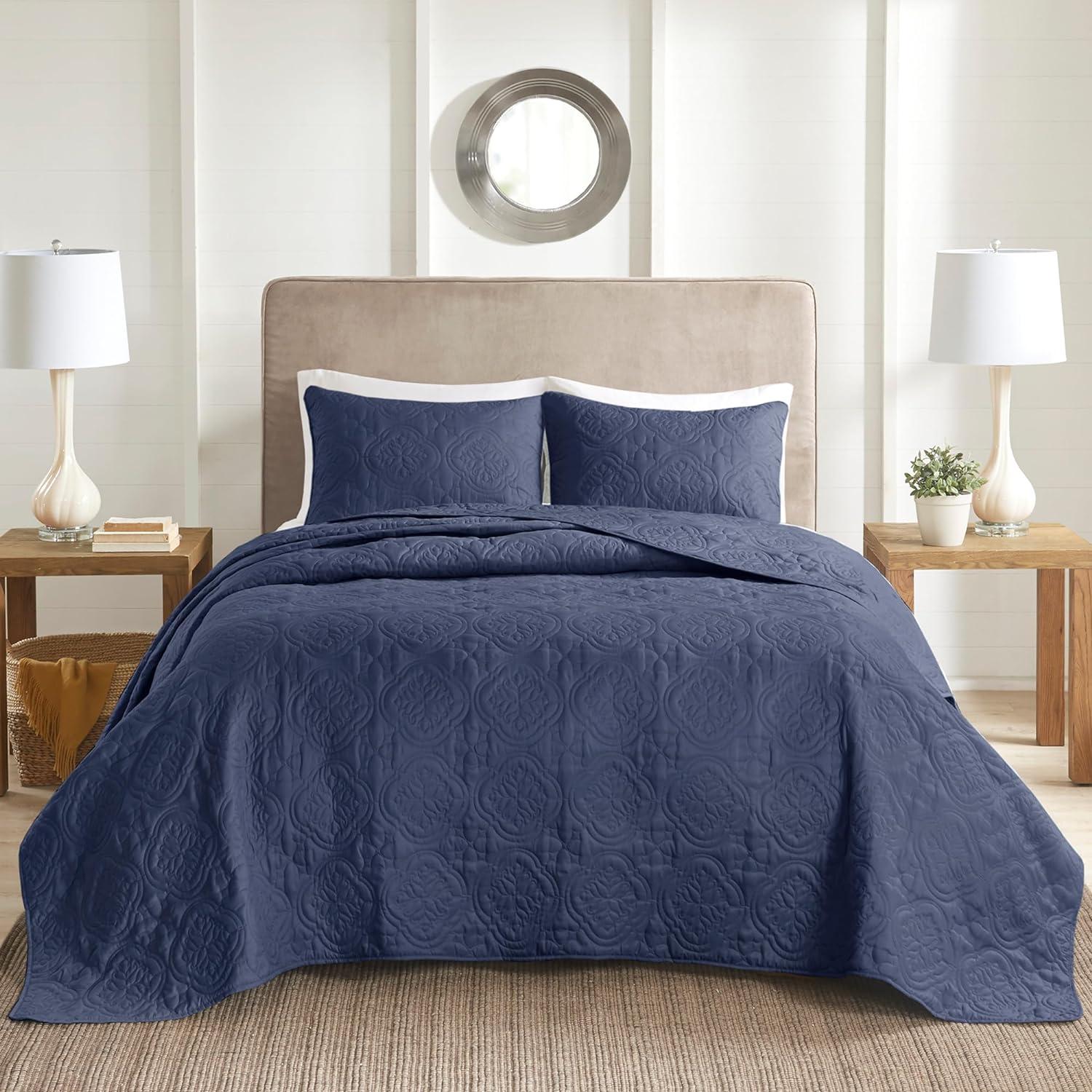 Oakley 3 Piece Reversible Bedspread Set