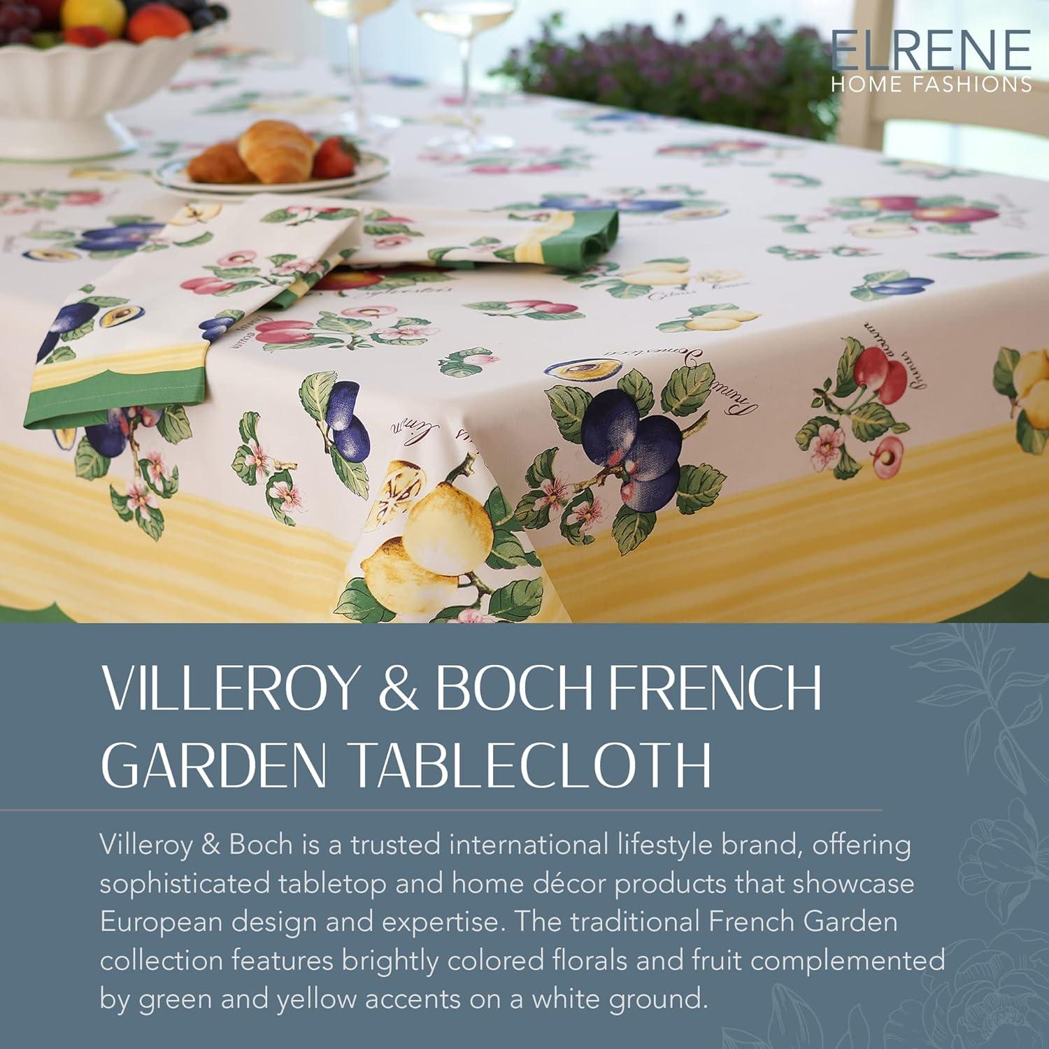 Villeroy & Boch French Garden 100% Cotton Tablecloth