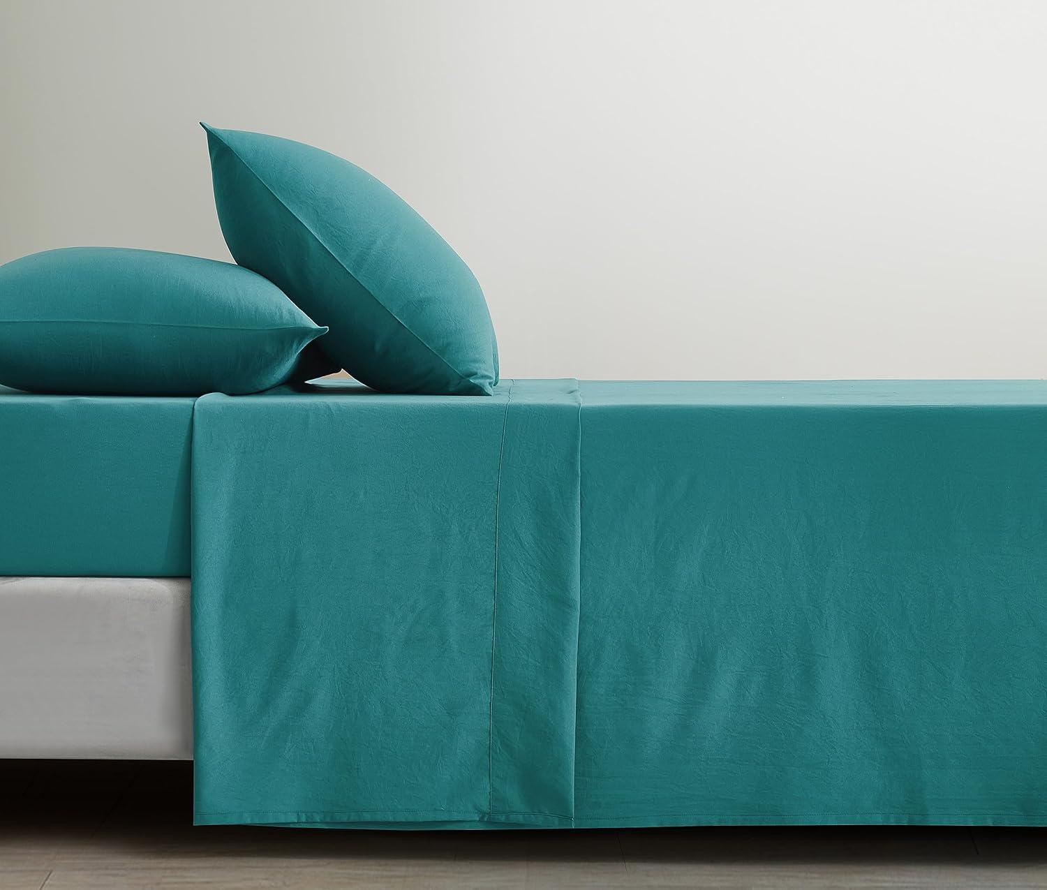 Chezmoi Collection Washed Microfiber Bedding Microfiber Sheet Set