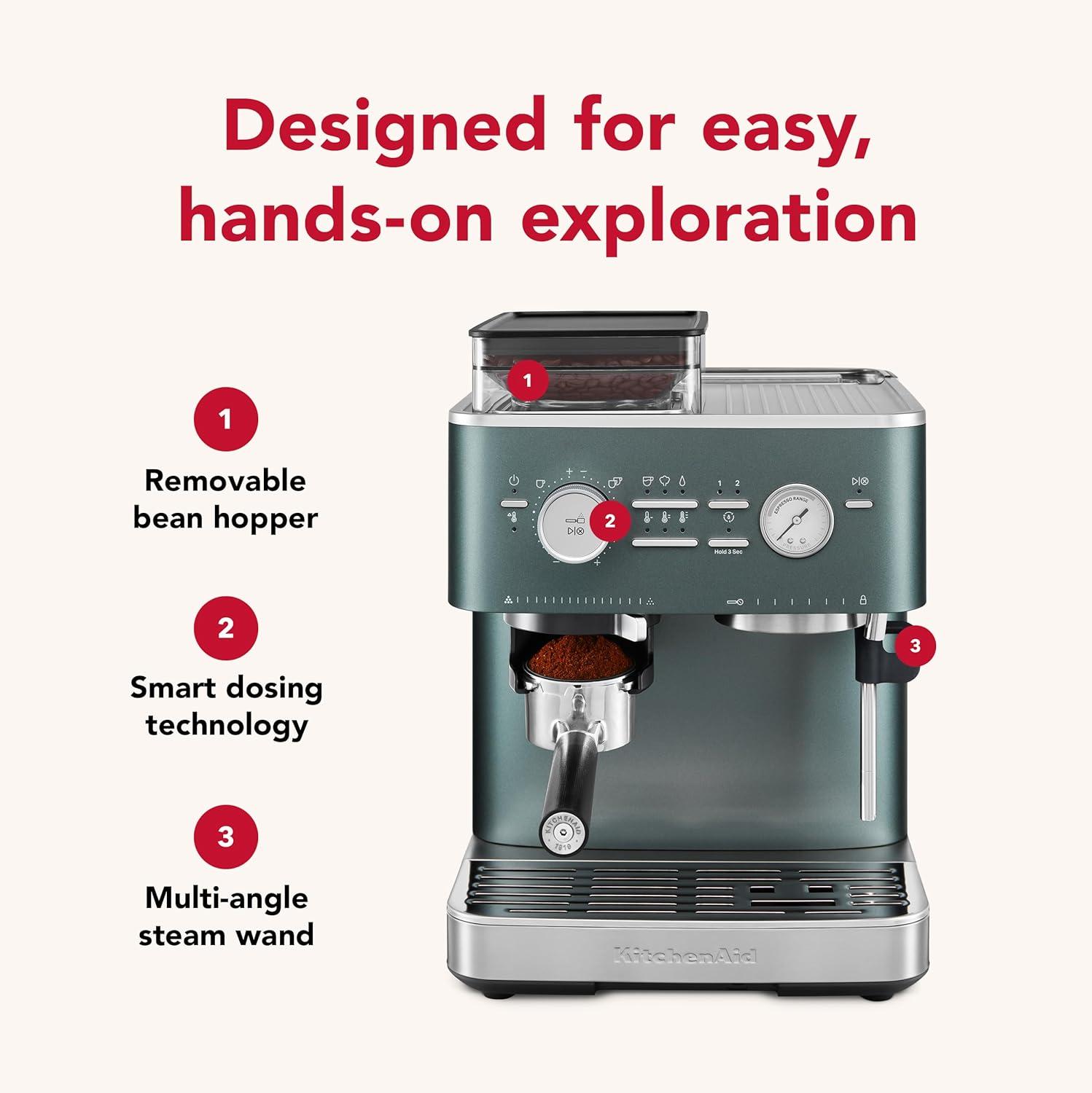 KitchenAid ® Semi-Automatic Espresso Machine in Juniper