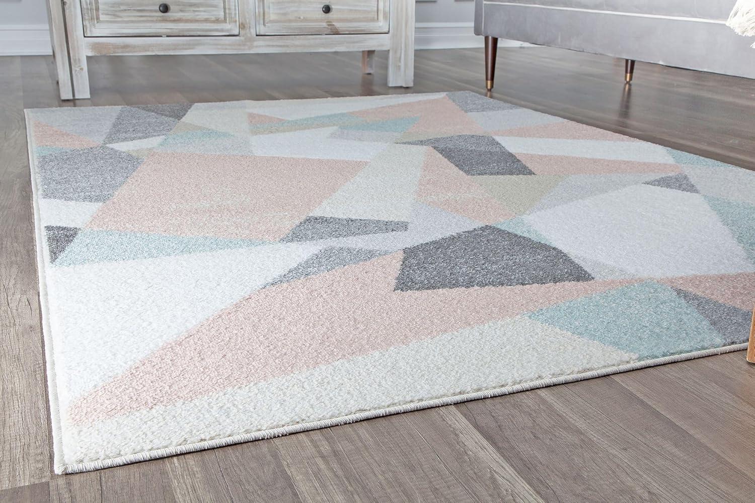 Rugs America Mika Geometric Contemporary Area Rug