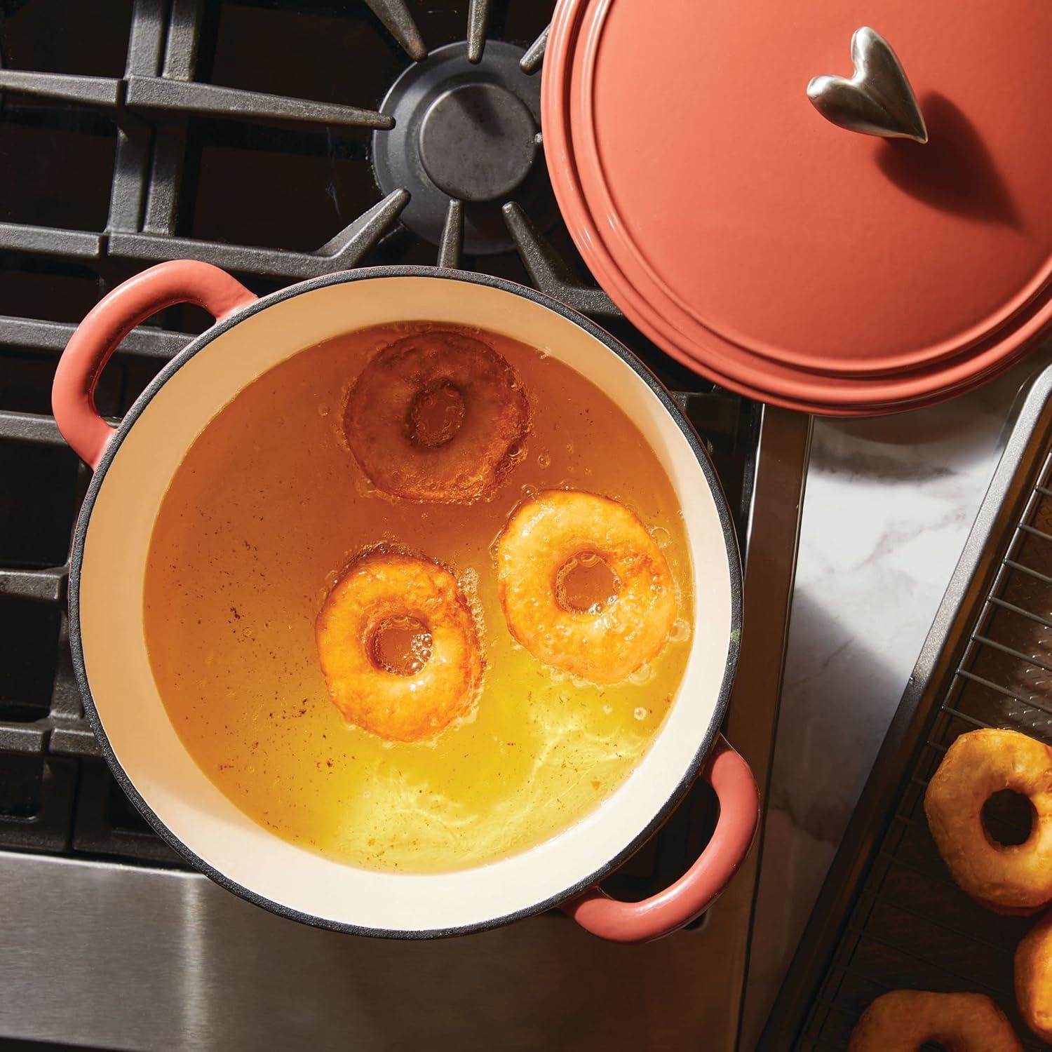 Redwood Enameled Cast Iron 6-Quart Dutch Oven with Lid