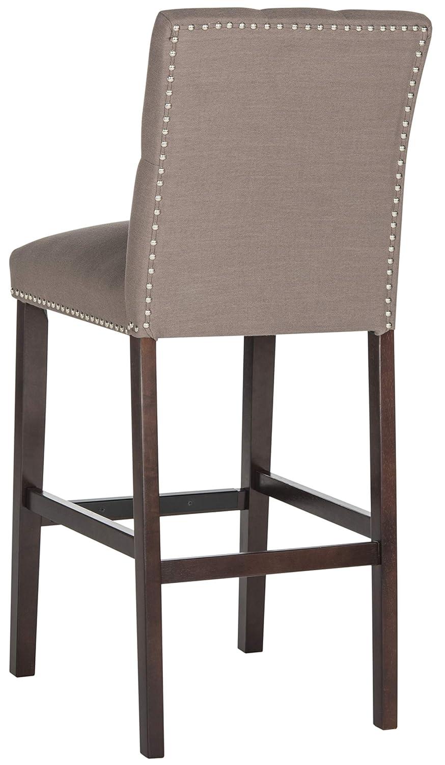 Norah Counter Stool (Set of 2) - FOX6209 - Dark Taupe - Safavieh Couture