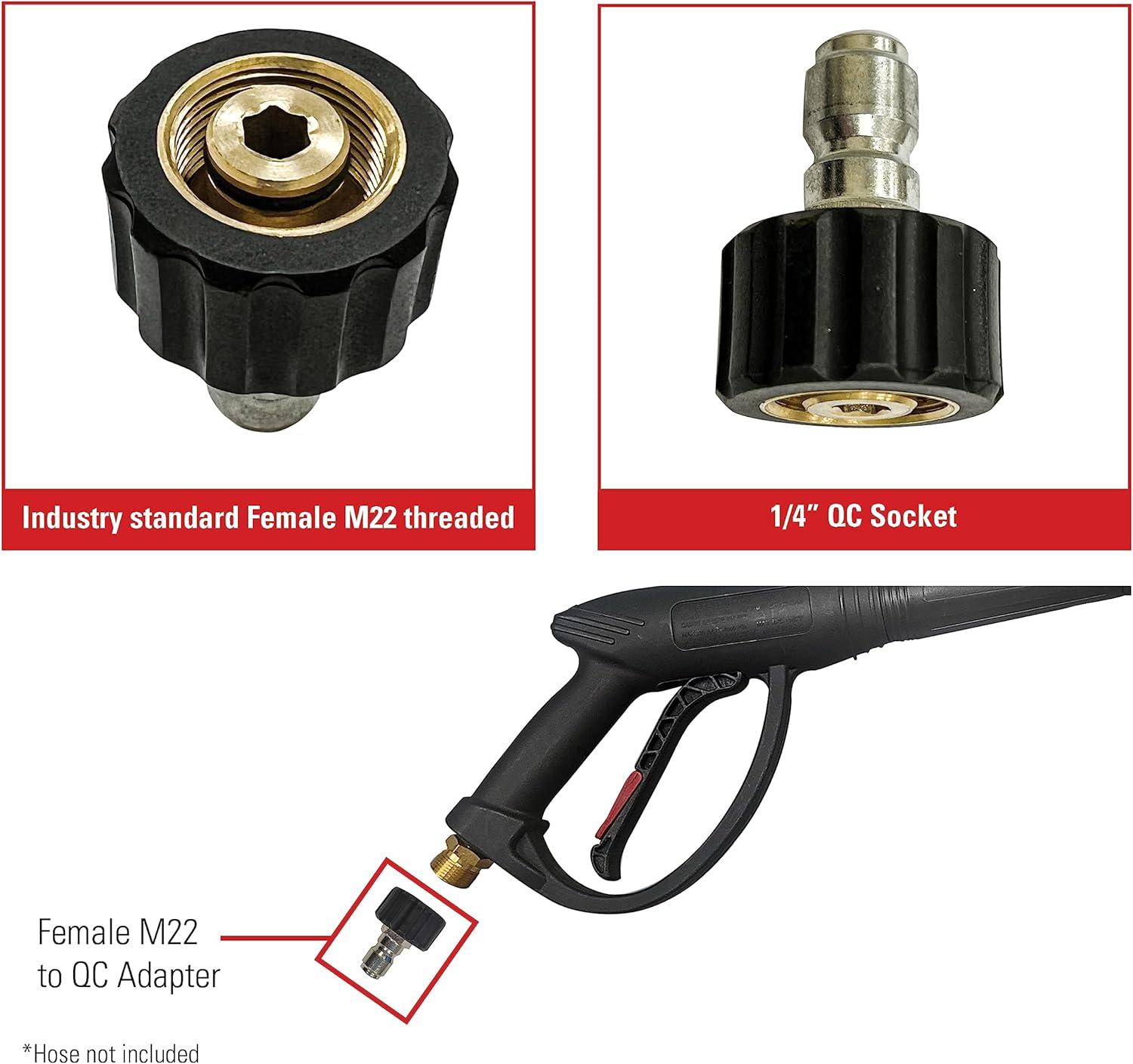 Simpson Steel 3/8-Inch QC Plug Adapter for Pressure Washers