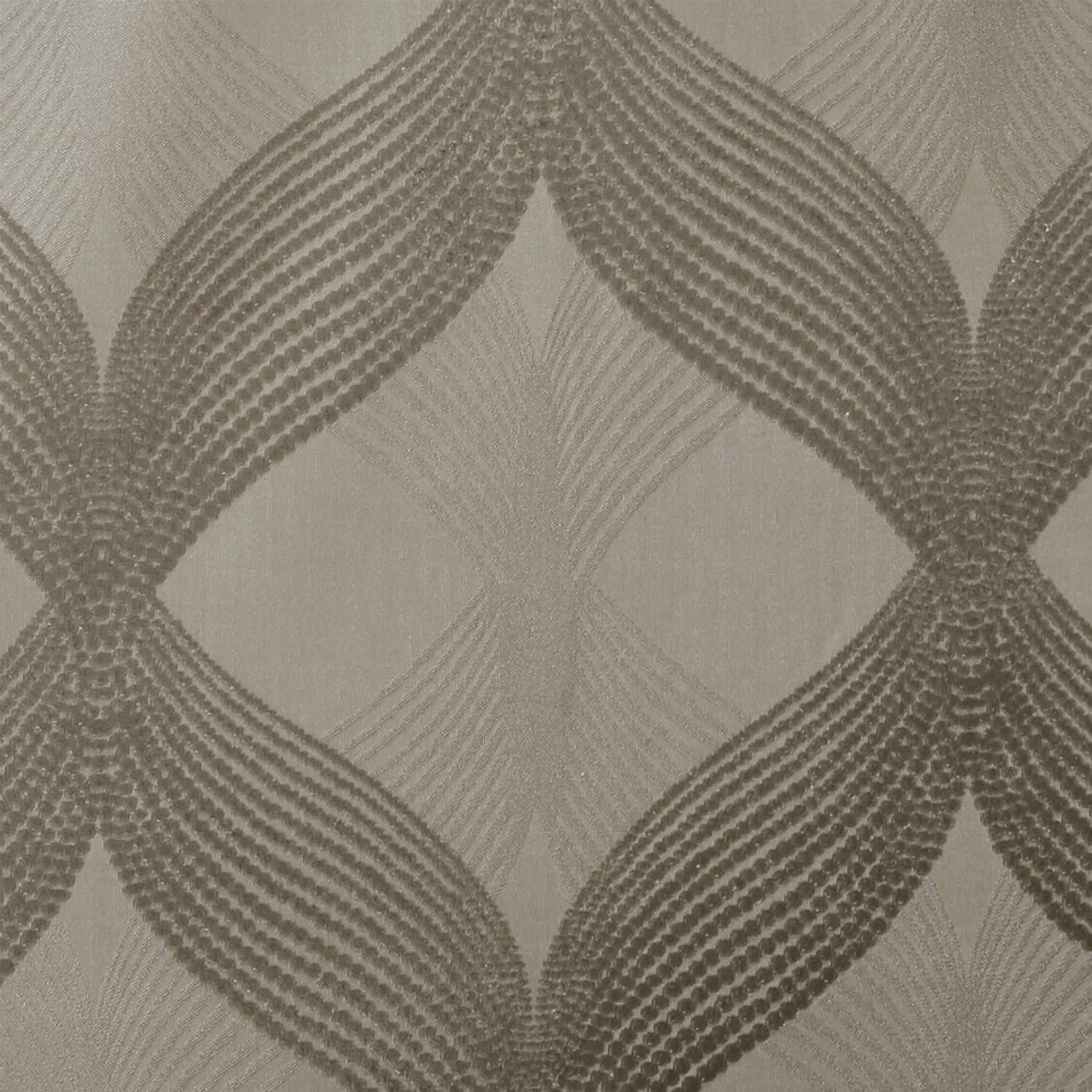 Madison Park Bentley Ogee Knitted Jacquard Geometric Total Blackout Single Curtain Panel