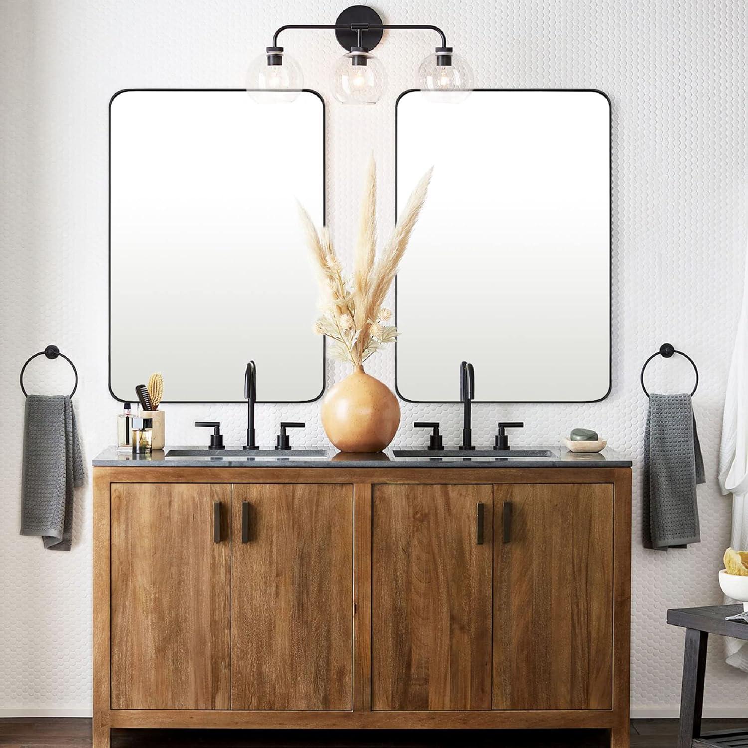 Kengston Modern & Contemporary Rectangular Bathroom Vanity Mirrors