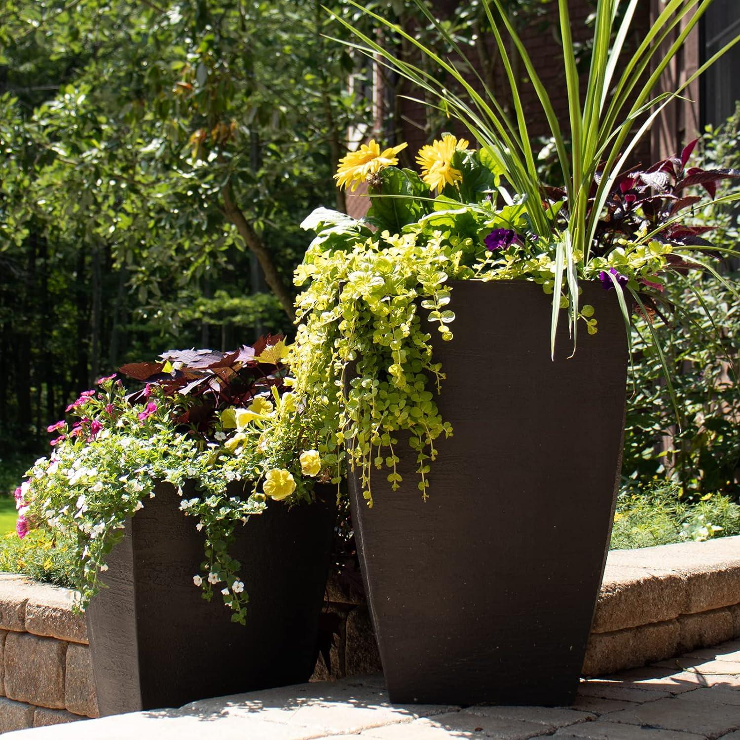 Orren Ellis Bollingt Pot Planter (Set of 2)