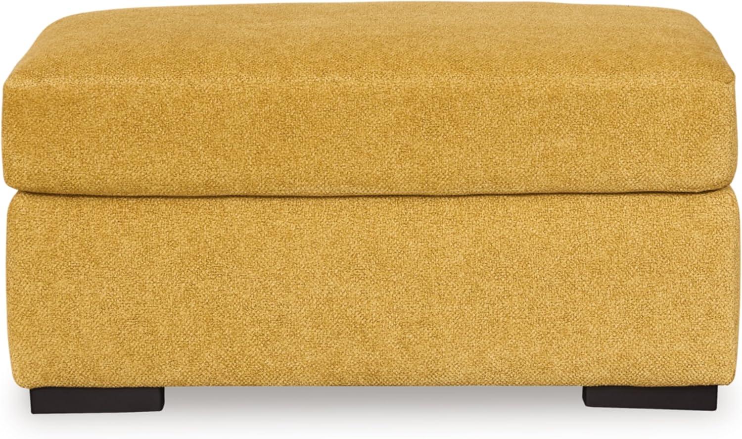 Signature Design by Ashley Keerwick Modern Ottoman, Sunflower Yellow