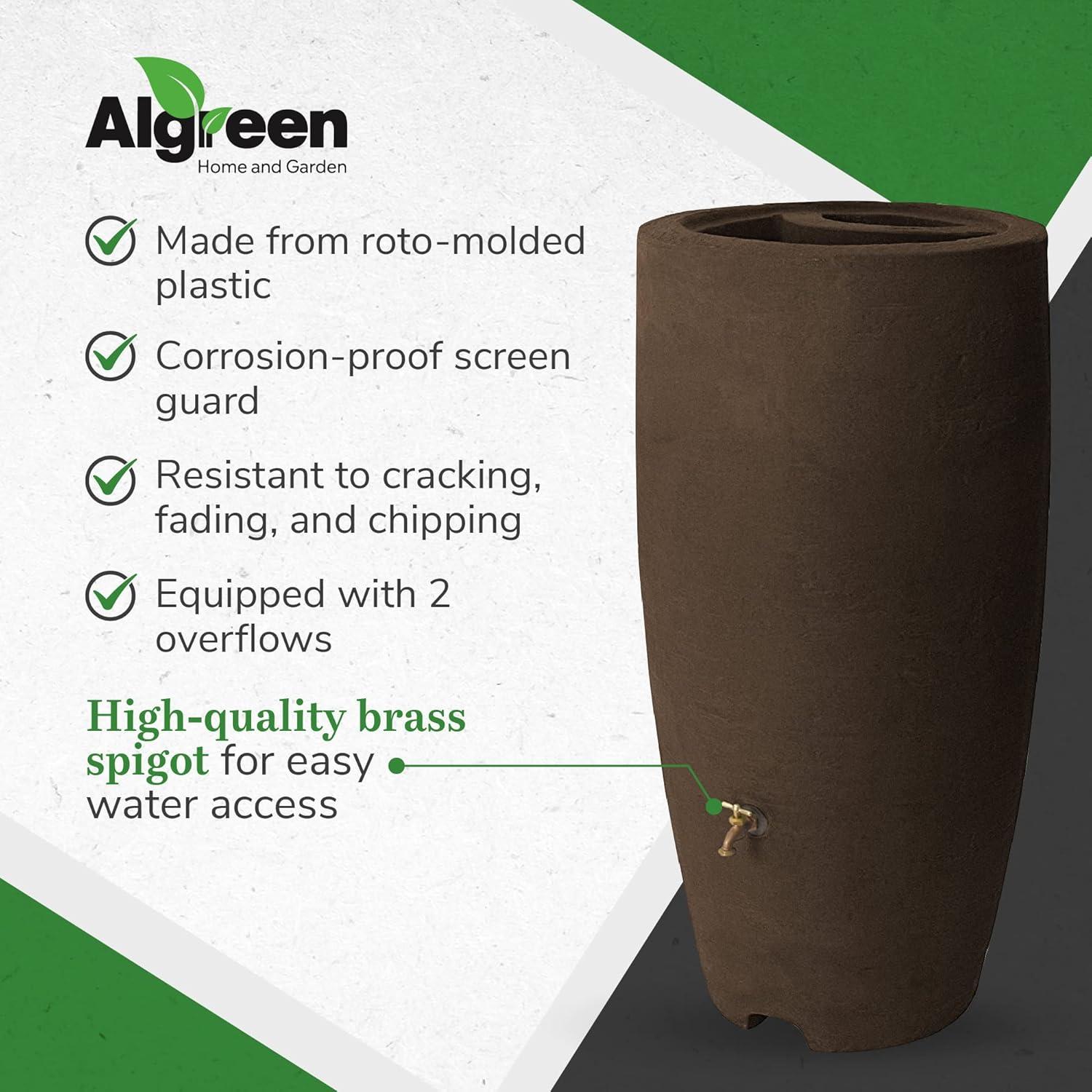 Algreen Athena Plastic Rain Water Collection Drum Barrel