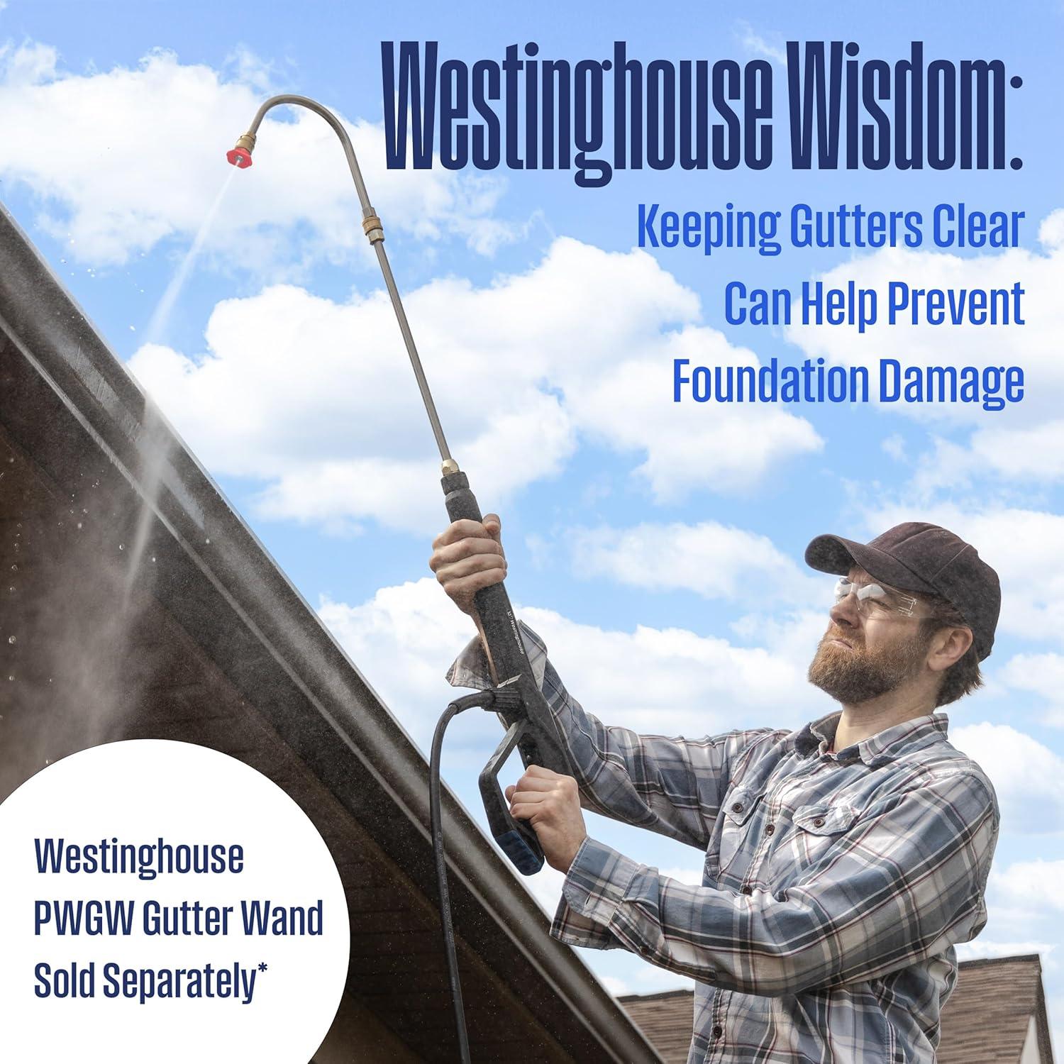 Westinghouse 3200-PSI, 2.5-GPM Gas Pressure Washer with 5 Nozzles & Soap Tank