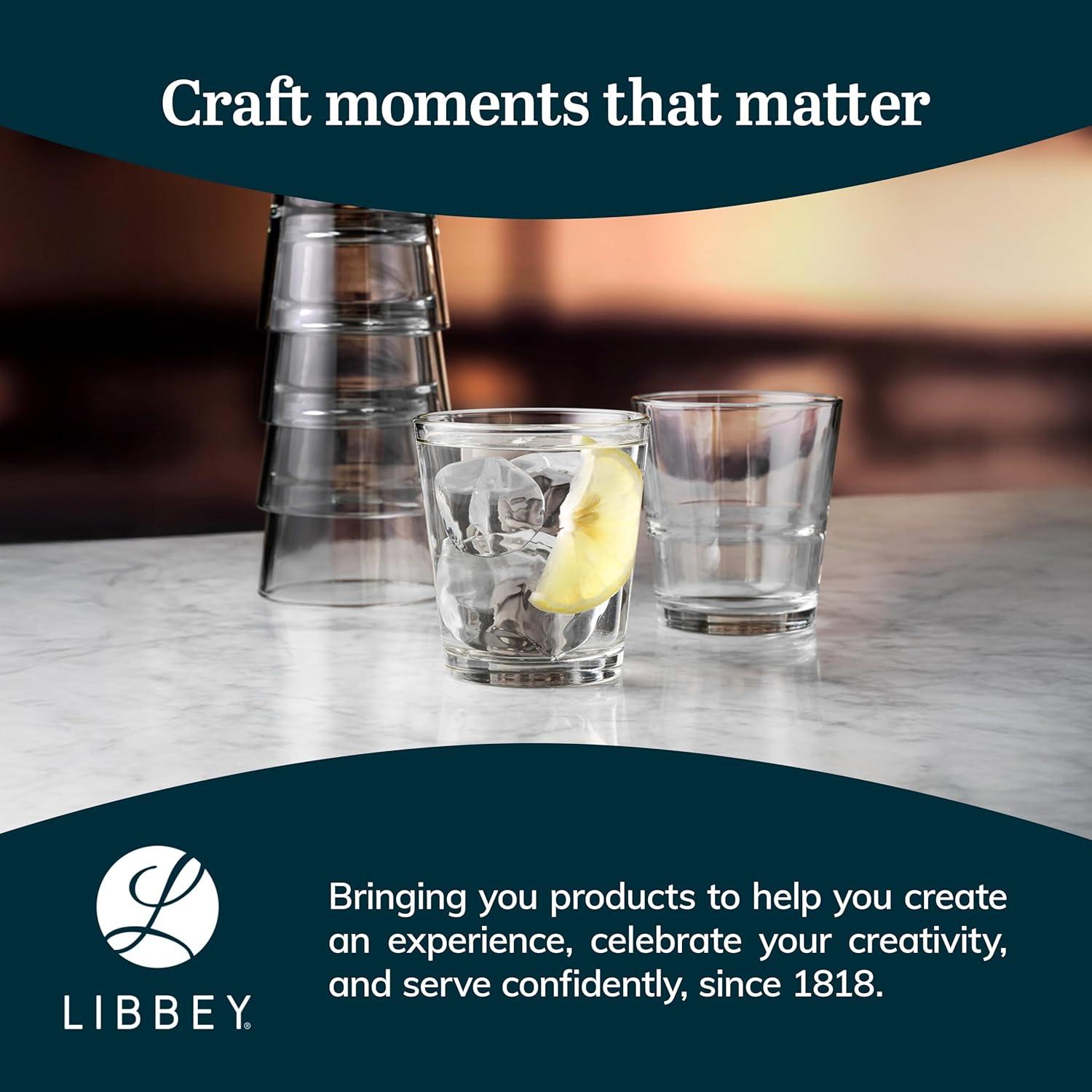 Libbey Restaurant Basics Libbey Stacking Double Old Fashioned Glasses (Set of 12)