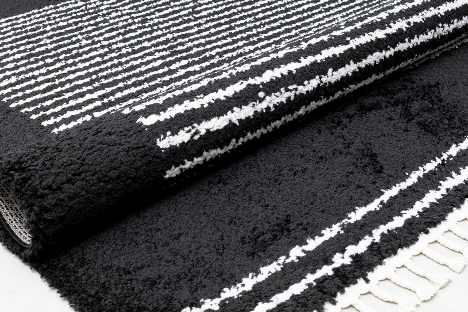 Colletti Bennett Modern Ebony Twilight Area Rug