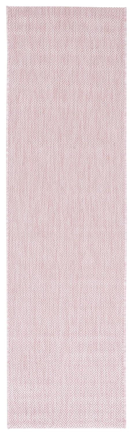 Courtyard CY8520 Power Loomed Indoor and Outdoor Runner Rug - Soft Pink/- - 2'3"x8' - Safavieh