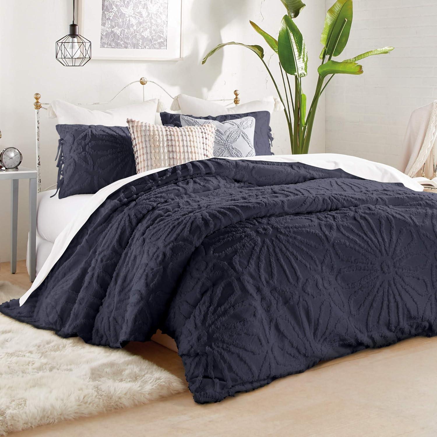 Peri Home Peri Home Chenille Medallion 3 Piece Comforter Set