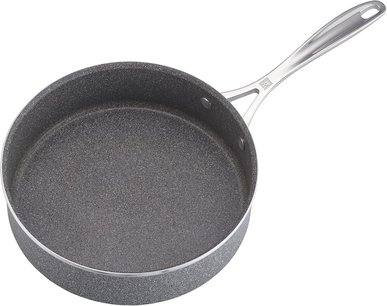 ZWILLING Vitale 3-qt Aluminum Nonstick Speckled Saute Pan with Lid