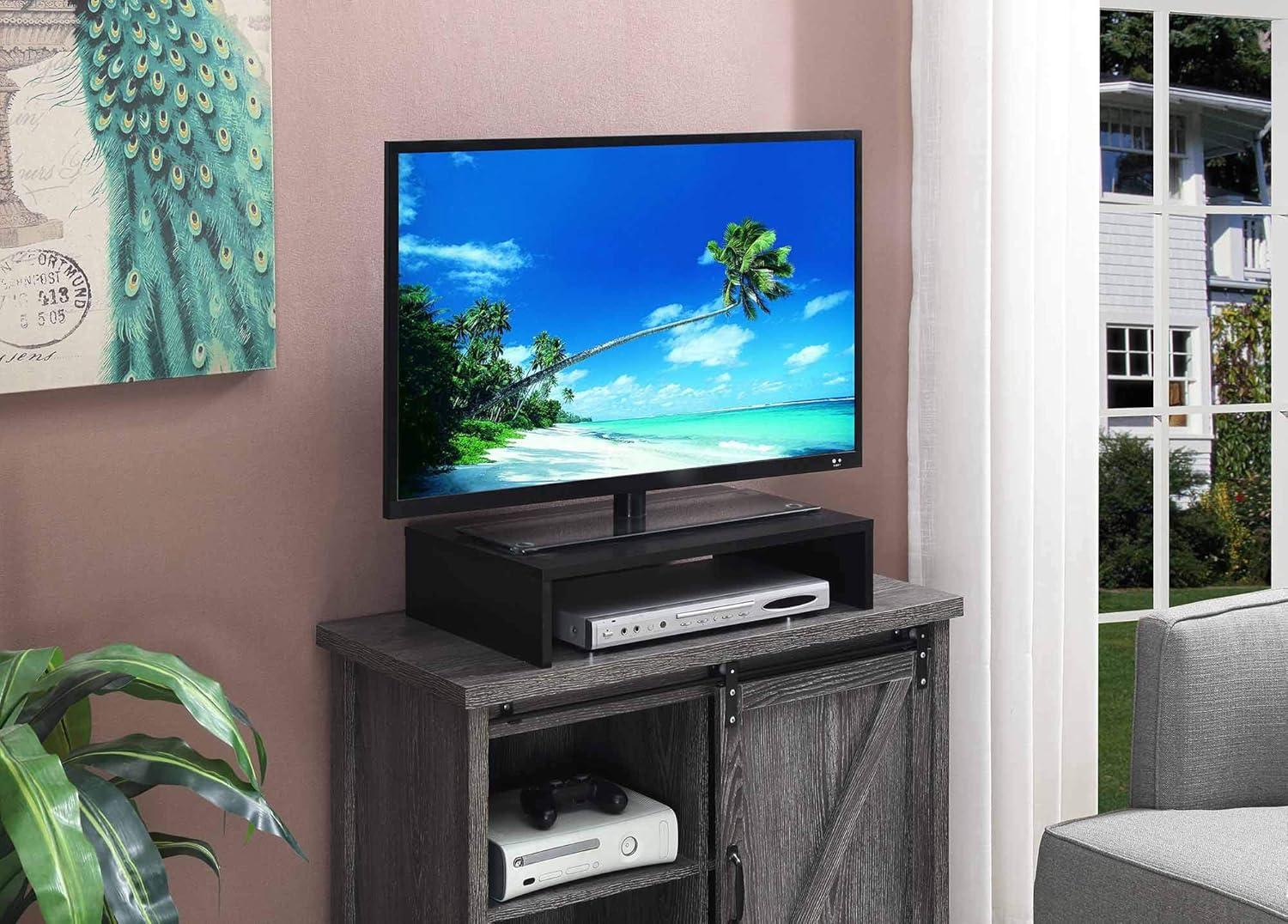 Convience Concept, Inc. Designs2Go Small TV/Monitor Riser for TVs up to 26 Inches Black