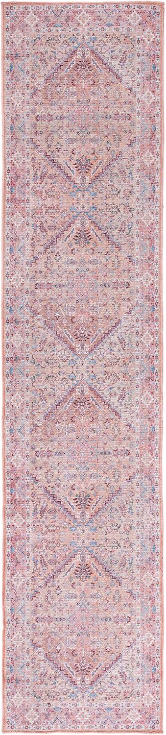 Serapi SEP515 Power Loomed Machine Washable Area Rug - Beige/Pink - 5'3"x7'6" - Safavieh.