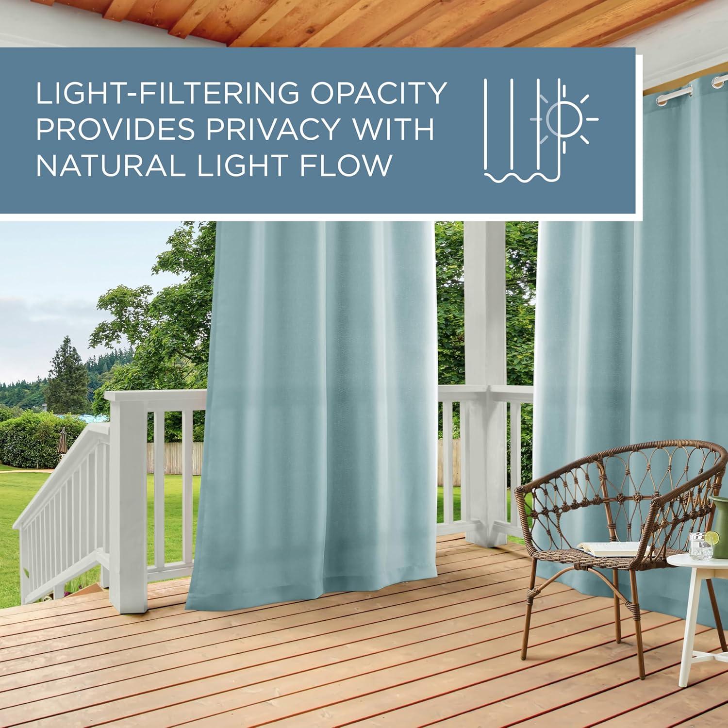 Cabana Solid Heavyweight Indoor Outdoor Curtains