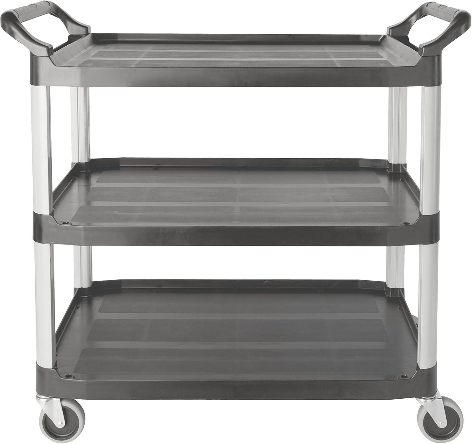 Rubbermaid Commercial Utility Cart,300 lb. Load Cap., PE FG409100GRAY