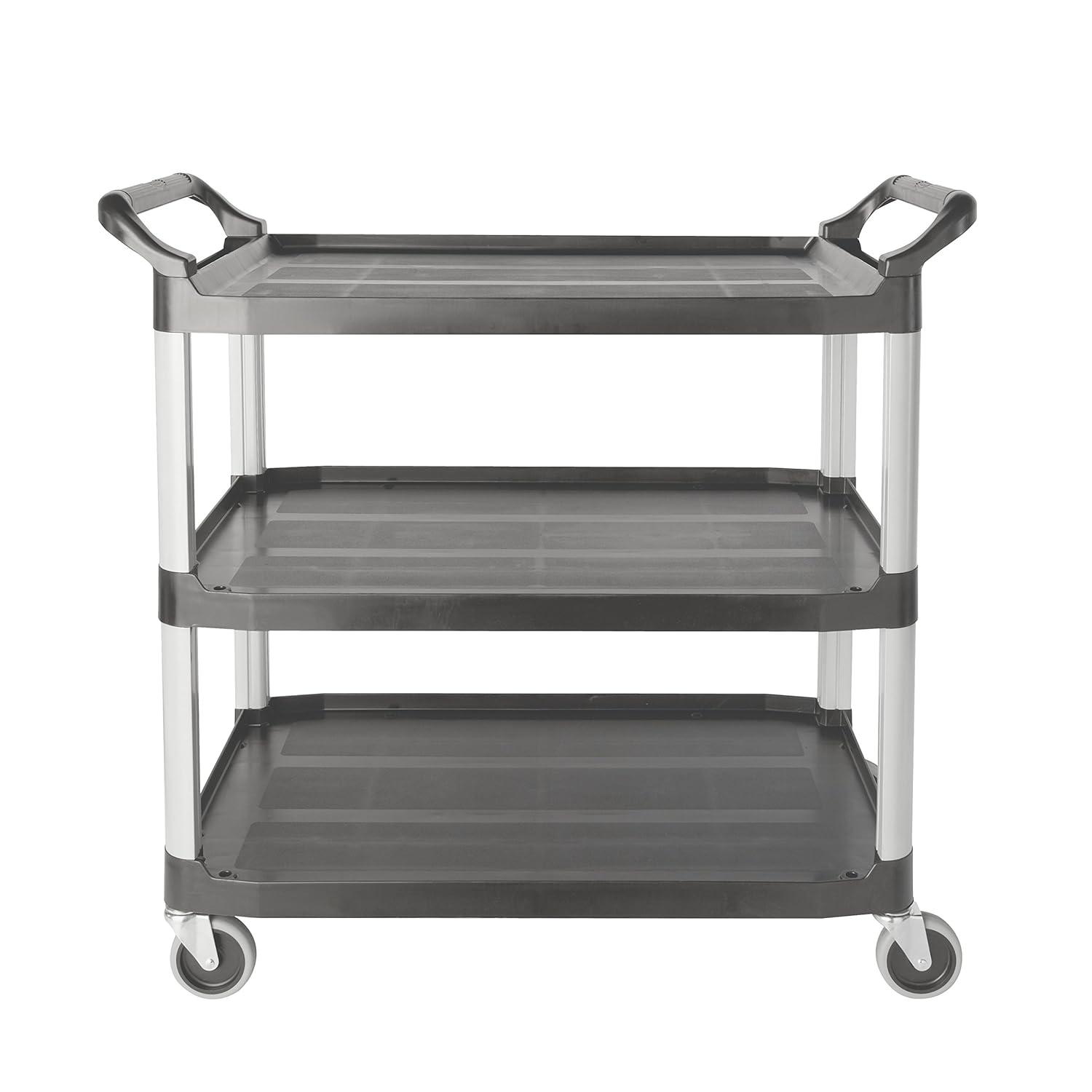 Rubbermaid Commercial Utility Cart,300 lb. Load Cap., PE FG409100GRAY